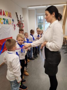 Schülerweihe in der polnischen Schule Lokomotive